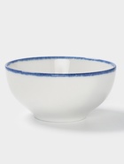 Салатник Magistro Blue Lagoon, 450 мл, 13×6.3 см, фарфор, белый - Фото 1