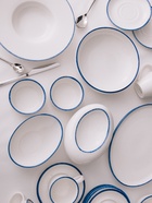 Тарелка для пасты Magistro Blue Lagoon, 350 мл, 26.5×5.5, фарфор, белая - Фото 8