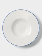 Тарелка для пасты Magistro Blue Lagoon, 350 мл, 26.5×5.5, фарфор, белая - Фото 3