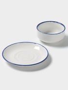 Бульонница с блюдцем Magistro Blue Lagoon, 300 мл, фарфор, белая - Фото 4