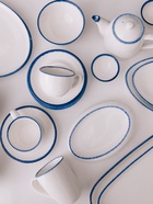 Бульонница с блюдцем Magistro Blue Lagoon, 300 мл, фарфор, белая - Фото 8