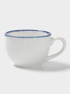 Чайная пара Magistro Blue Lagoon, 2 предмета: чашка 220 мл, блюдце d=15.5 см, фарфор, белая - Фото 6