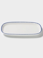 Блюдо сервировочное Magistro Blue Lagoon, 29.9×15×1.7 см, фарфор, белое - Фото 2