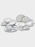 Блюдо сервировочное Magistro Blue Lagoon, 29.9×15×1.7 см, фарфор, белое - Фото 5