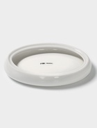 Блюдо сервировочное Magistro Blue Lagoon, 21×14.4×3.5 см, фарфор, белое - Фото 5