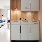 УЦЕНКА Ручка торцевая CAPPIO RT002BL, L=400 мм, м/о 256 мм, чёрная - Фото 5