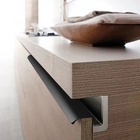 УЦЕНКА Ручка торцевая CAPPIO RT002BL, L=400 мм, м/о 256 мм, чёрная - Фото 6