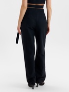 Брюки женские с защипами MINAKU: Modern classic, тёмно-синие, размер 46 - Фото 4