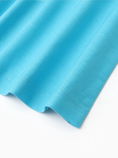 Платье для девочки, MINAKU: linen summer, голубое, рост 98 см