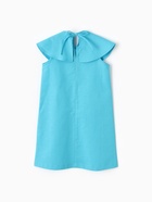 Платье для девочки, MINAKU: linen summer, голубое, рост 104 см - Фото 11