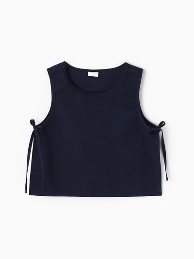 Блузка для девочки, MINAKU, тёмно-синяя, рост 140 см