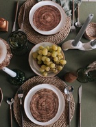 Блюдо для подачи Magistro Wood, 16×14×0.6 см, фарфор, коричневое - Фото 9