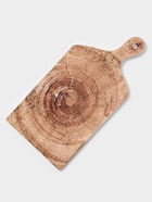 Блюдо для подачи Magistro Wood, 36.5×18×1.2 см, фарфор, коричневое - Фото 2