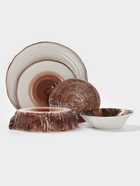 Блюдо для подачи Magistro Wood, 36.5×18×1.2 см, фарфор, коричневое 10663054 - фото 319648391
