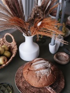 Блюдо для подачи Magistro Wood, 27.8×27.5×3 см, фарфор, коричневое - Фото 9