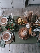 Блюдо для подачи Magistro Wood, 27.8×27.5×3 см, фарфор, коричневое - Фото 10