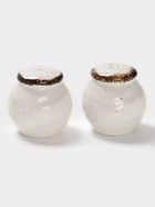 Набор для специй Magistro Alpine Frost, 2 предмета: перечница, солонка, 80 мл, 5×6 см, фарфор, белый - Фото 2