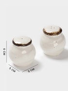 Набор для специй Magistro Alpine Frost, 2 предмета: перечница, солонка, 80 мл, 5×6 см, фарфор, белый - Фото 3