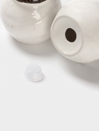 Набор для специй Magistro Alpine Frost, 2 предмета: перечница, солонка, 80 мл, 5×6 см, фарфор, белый - Фото 4