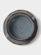 Бульонница с блюдцем Magistro Alpine Frost, 250 мл, фарфор, голубовато-серый - Фото 3