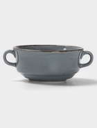 Бульонница с блюдцем Magistro Alpine Frost, 250 мл, фарфор, голубовато-серый - Фото 6