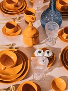 Блюдо для подачи Magistro Potter, 15.1×14.9×1.9 см, фарфор, оранжевое - Фото 7