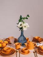 Блюдо для подачи Magistro Potter, 15.1×14.9×1.9 см, фарфор, оранжевое - Фото 8