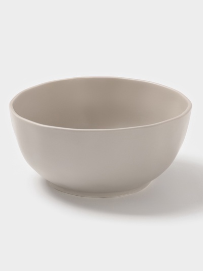 Салатник Magistro Potter, 1.2 л, d=17.4, фарфор, светло-серый