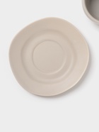 Чайная пара Magistro Potter, 2 предмета: чашка 250 мл, блюдце d=15.3 см, фарфор, светло-серая - Фото 3