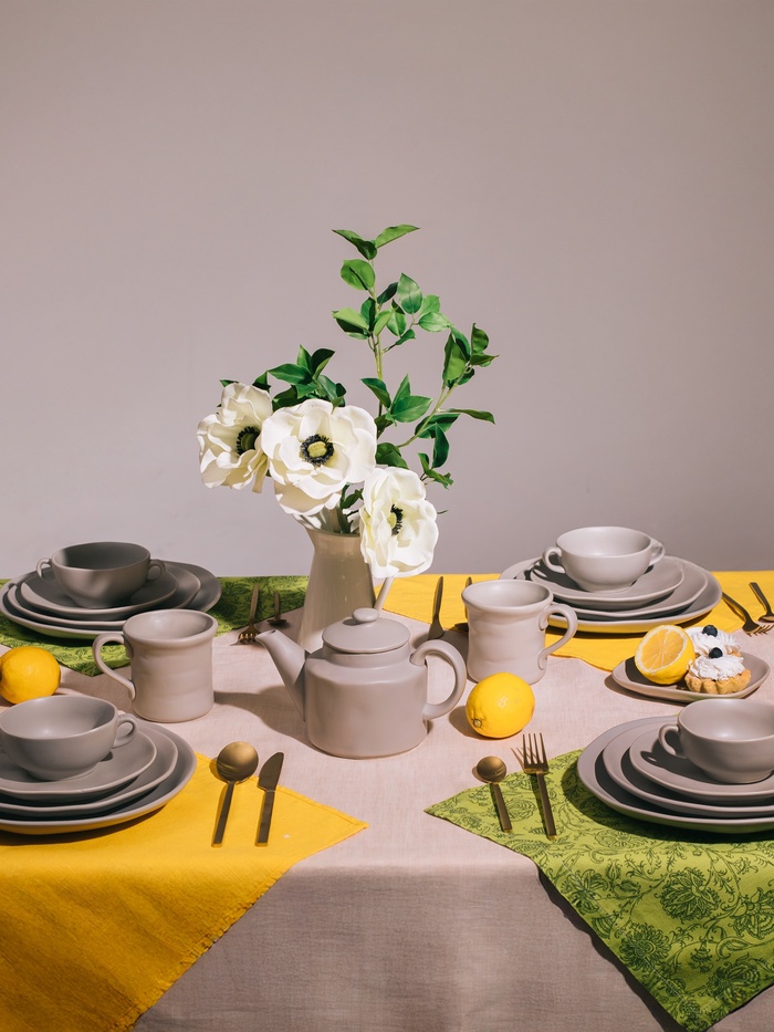 Кружка Magistro Potter, 350 мл, фарфор, светло-серый - фото 115473898