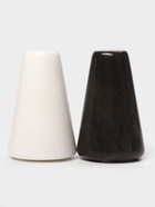 Набор для специй Magistro Black&White, 2 предмета: солонка, перечница, мрамор, белый, чёрный - Фото 3