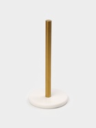 Держатель для бумажных полотенец Magistro Marble, 15×32 см, мрамор, белый - Фото 2