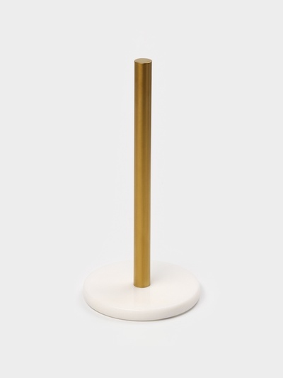 Держатель для бумажных полотенец Magistro Marble, 15×32 см, мрамор, белый
