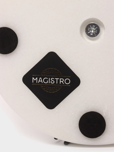Держатель для бумажных полотенец Magistro Marble, 15×32 см, мрамор, белый