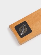 Скалка Magistro, 46×6×5 см, раб. часть 24.8 см, мрамор, ручки из бука, белая - Фото 8