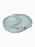Силиконовая тарелка секционная детская, серая 10796881