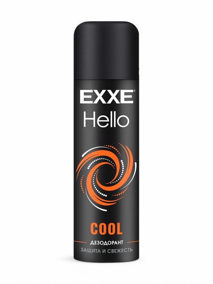 Мужской дезодорант-аэрозоль EXXE Hello COOL, 150 мл