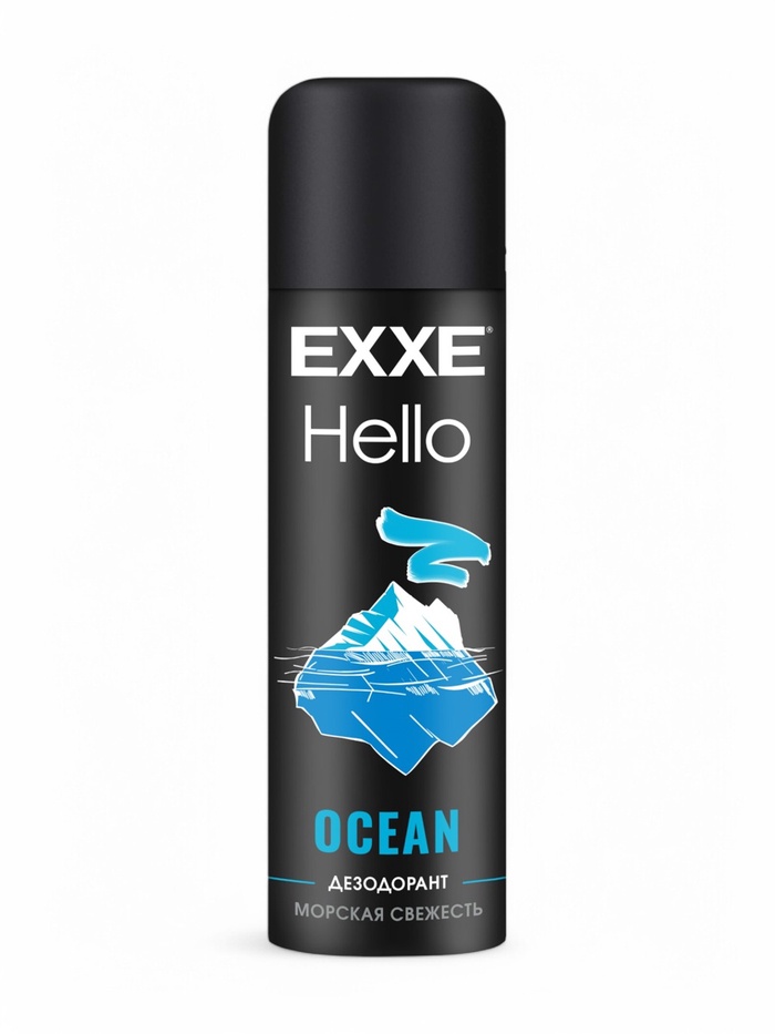 Мужской дезодорант-аэрозоль EXXE Hello OCEAN, 150 мл - Фото 1