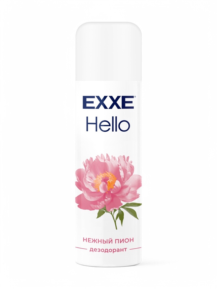 Женский дезодорант-аэрозоль EXXE Hello нежный пион, 150 мл - Фото 1