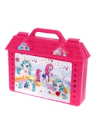 УЦЕНКА Конструктор в чемоданчике «Волшебный город», с электрическим шуруповёртом, 4 карточки, 57 деталей - Фото 3