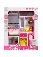 Набор мебели для кукол «Ванная комната», раковина, гардеробная - Фото 19