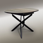 Дуб кера/черный матовый