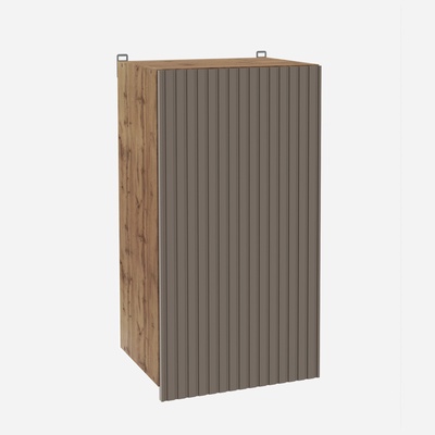 Шкаф навесной «Ника», 400×317×746 мм, цвет коричневый софт МДФ/дуб вотан