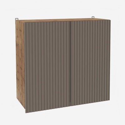 Шкаф навесной «Ника», 800×317×746 мм, цвет коричневый софт МДФ/дуб вотан