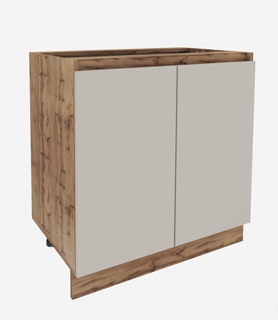 Шкаф напольный «Ника», 800×477×816 мм, цвет бежевый софт МДФ/дуб вотан