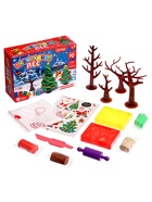 УЦЕНКА (без пластилина) Набор для игры «Новогодний лес» - Фото 2