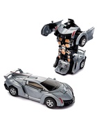 УЦЕНКА Робот инерционный «Спорткар», трансформируется автоматически, цвета МИКС - Фото 4