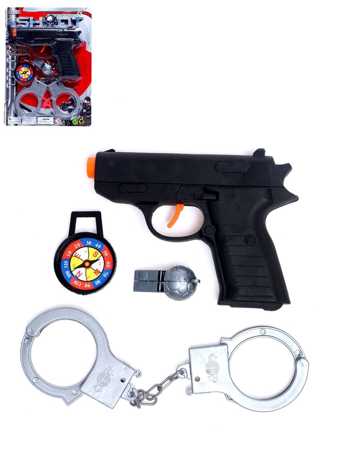 Набор полицейского «Патрульный», 4 предмета - Фото 1