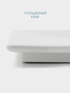 Блюдо для суши Hanna Knövell, 31×12 см, фарфор, белое - Фото 4