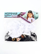 Карнавальный набор «Морячка ВМФ», пилотка р-р 54-56, банты 2 шт., значок 10290789 - фото 14467739